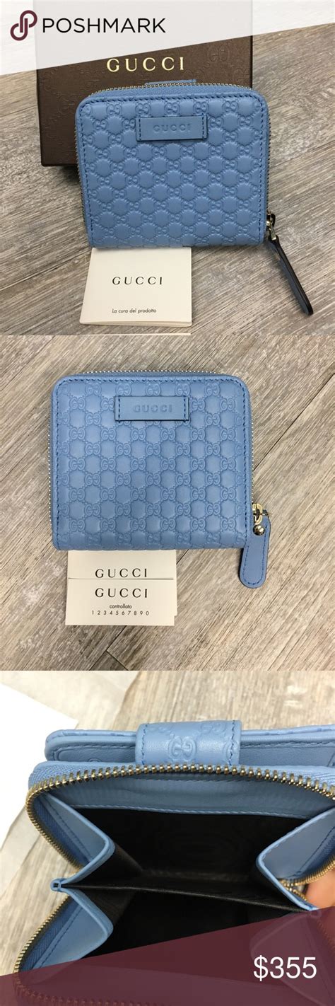 blue gucci wallet women's|personalized gucci wallet.